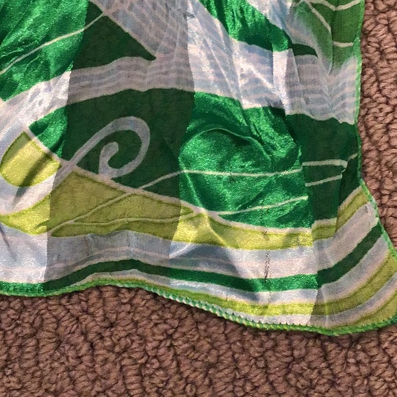 Set of 2 - Blue & Green Scarfs - Picture 4 of 4